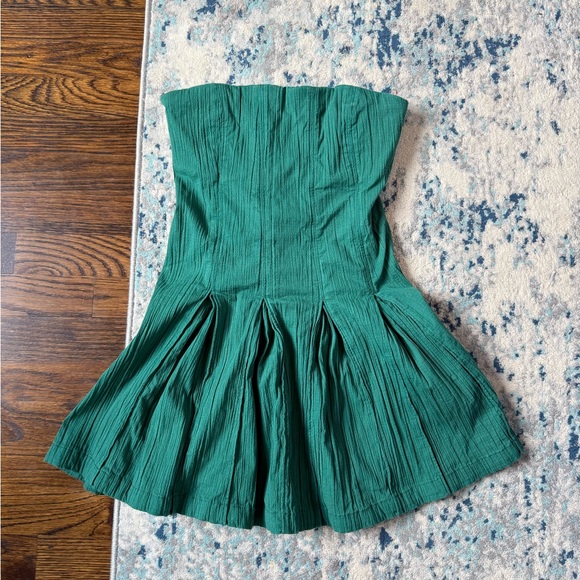 Free People Green Strapless Dress - Picture 3 of 5